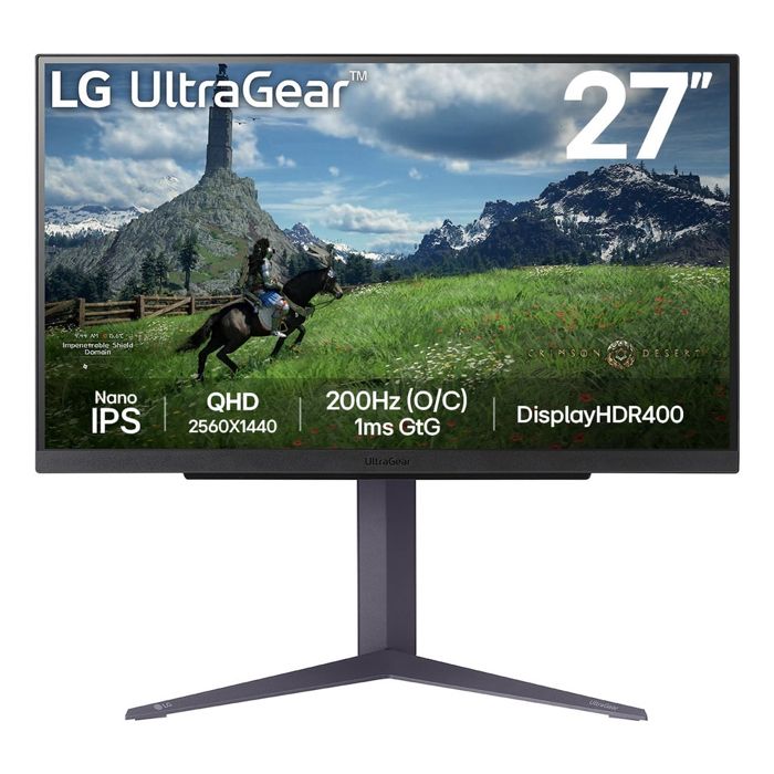 Moniteur IPS 27 pouces – LG – 27GS85QX-B – WQHD 2560×1440 – 1ms – 180Hz