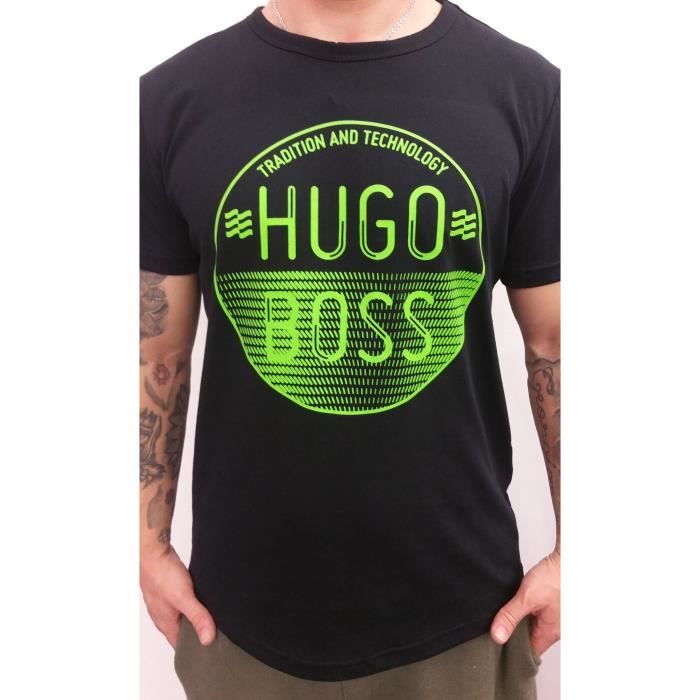 Tetry t-shirt avec grand logo sur la poitrine Coton BOSS by HUGO BOSS pour homme en coloris Gris Homme Vêtements T-shirts T-shirts à manches courtes 