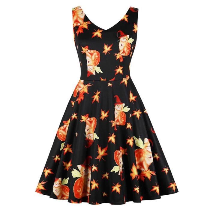 robe avec motif chat