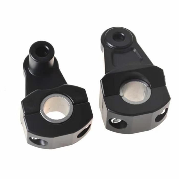 Risers De Guidon Moto Universels 22mm/28mm - Support Relevage En Aluminium CNC - 2 Pièces