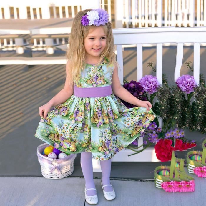 Robe Fourreau Sans Manches Rabbit Designs Taille 6 Bleu Marine à Fleurs - Occasion Très Bon état