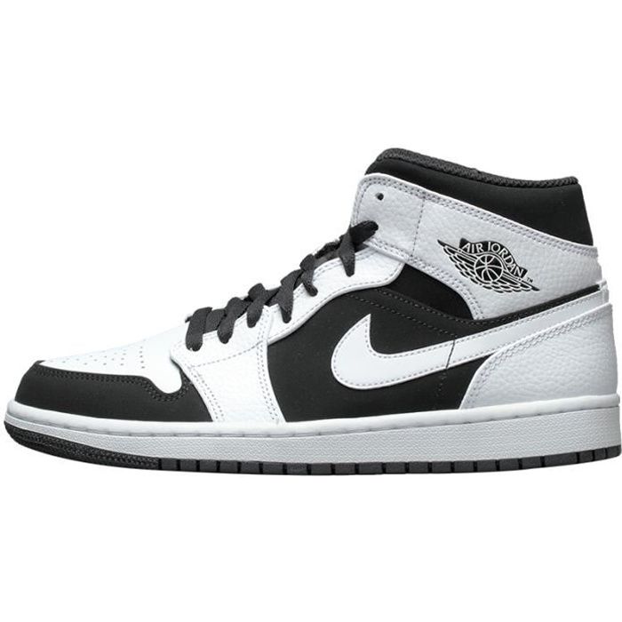 Air Jordan 1 Retro Chaussures de Basket pour Femme Homme Noir et blanc Noir  et blanc - Cdiscount Chaussures