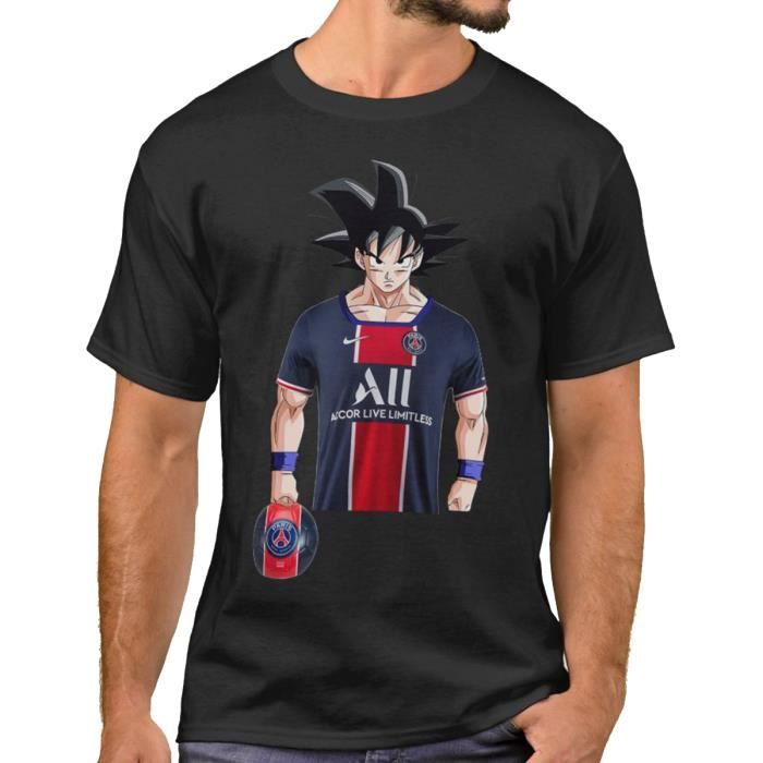 T-SHIRT HOMME PERSONNALISÉ DRAGON BALL Z, COULEUR NOIR