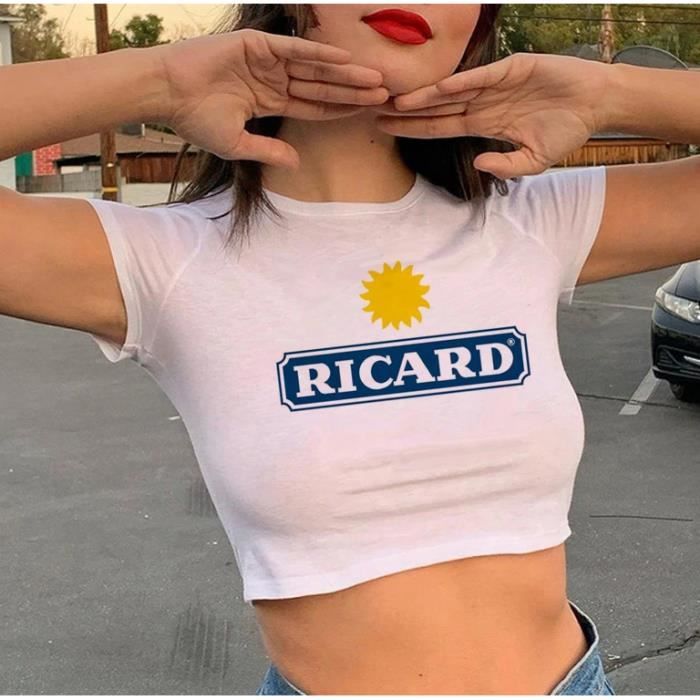 Crop top, tee shirt, t shirt Ricard - Rick Boutick