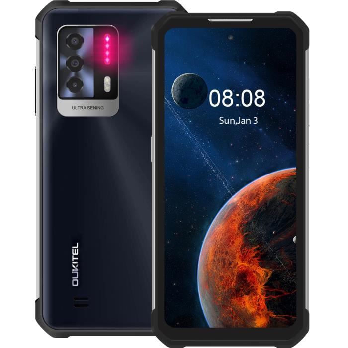 OUKITEL  WP17 Smartphone Ram 8Go Rom 128Go Vision Nocturne Infrarouge Cam&eacute;ra 64MP+16MP &Eacute;cran 6.78&ldquo; FHD+T&eacute;l&eacute;phone Portable Robuste 