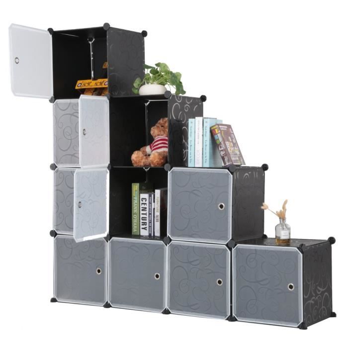 DIY Armoire de vetement combinaison étagère rangement 10 cube de