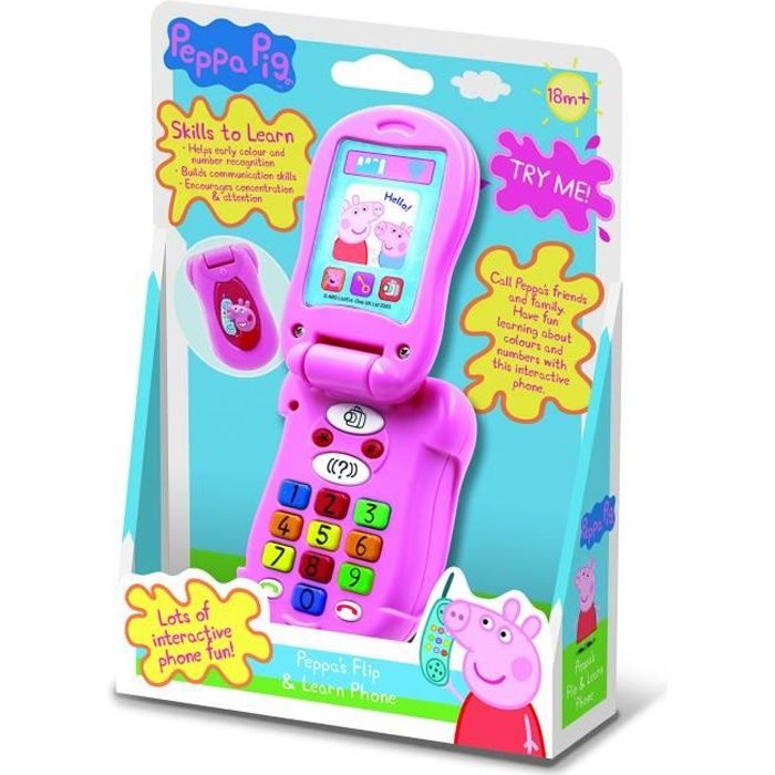 Ordinateur Portable Peppa Pig Laugh & Learn – 4 Jeux éducatifs Sur Lettres, Chiffres, Couleurs Et Formes