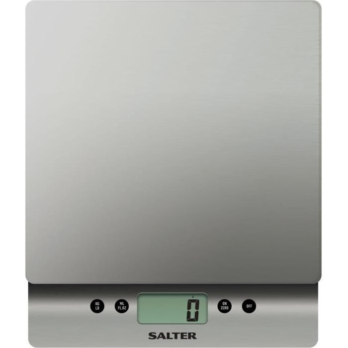 SALTER - 3013 SSSVDR - BALANCE DE CUISINE INOX PORTEE 10 KG - GARANTIE 15 ANS