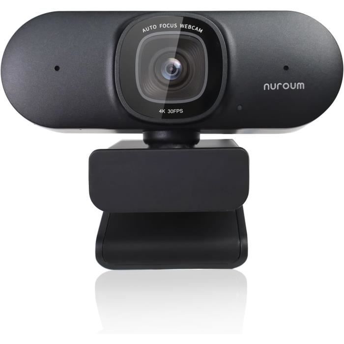Webcam 2K Autofocus Avec Micros Antibruit - 1080P 60FPS - Cache Privacy Et Trépied - Ausdom AW651