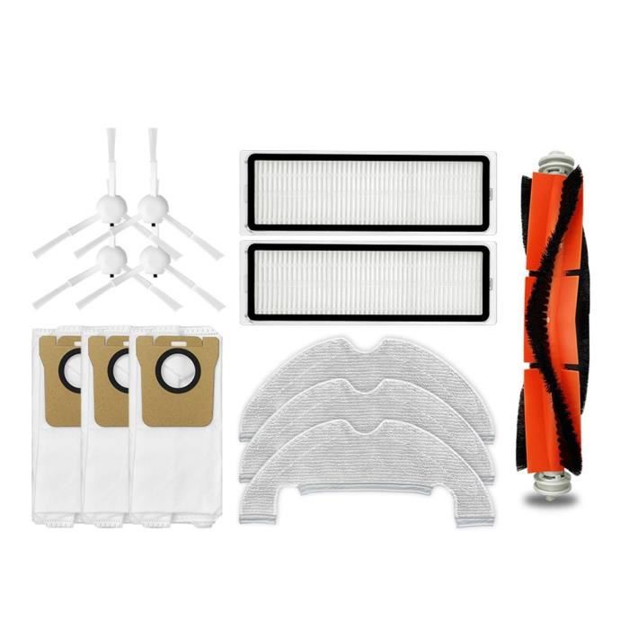 Accessoires Compatibles Ultenic T10 Pro - Brosse Principale, Filtre, Sac à Poussière, Pièces De Rechange - 12