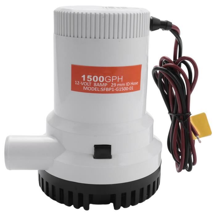 Pompe Submersible Automatique 12V/24V Pour Bateau - Pompe De Cale, Vidange Automatique Pour Yacht