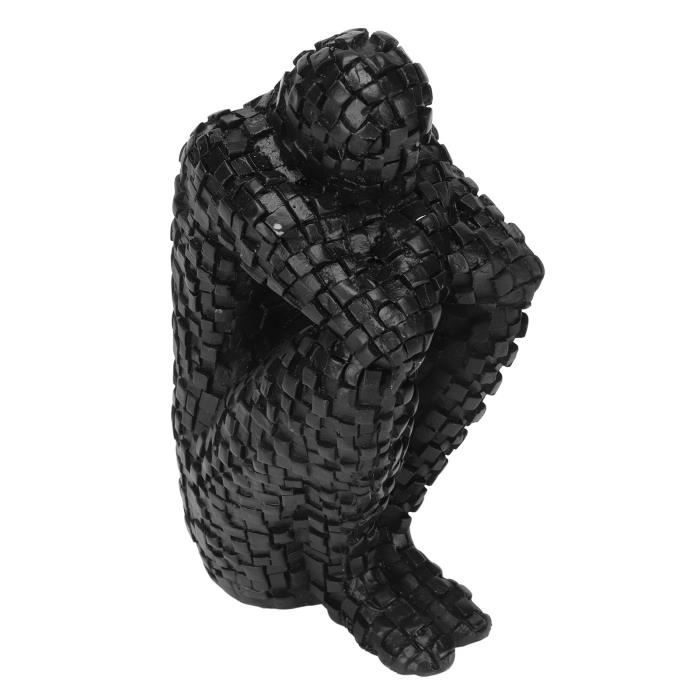 Topyond Sculpture Abstraite Couple Amoureux Résine 19.3cm - Ornement Décoration Intérieur