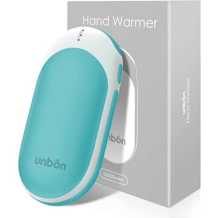 Chauffe Main Rechargeable,Chauffe-Mains Électrique USB 10000mAh avec 3