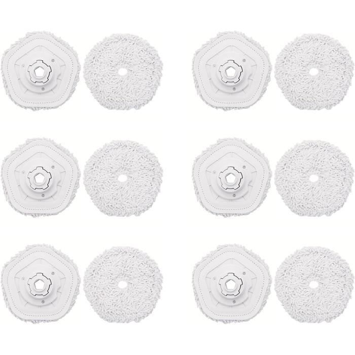 Lot De 8 Chiffons Nettoyage Pour Robot Aspirateur Xiaomi X10+/X20+ & Dreame - Neuf