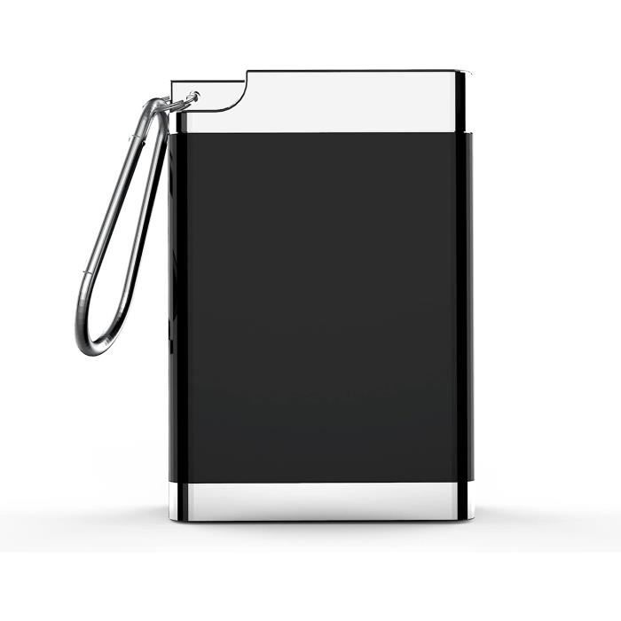 Cendrier Portable Mini En Métal - Avec Couvercle 6x5.3x2cm - Pour Voiture, Bureau, Voyage