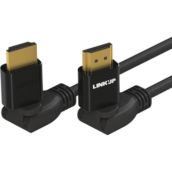 Câble Hdmi 4K Ultra Hd Cordon Vidéo Numérique Orientable À 360° - 28Awg ...
