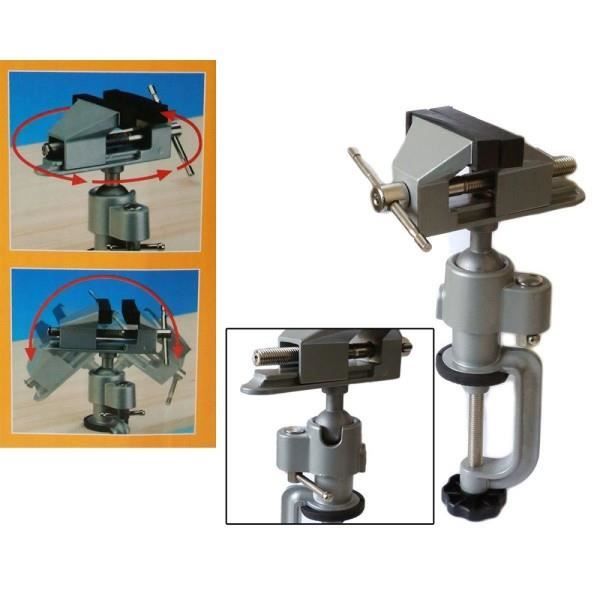 Morsetto Girevole A 4 Denti - Apertura 80mm, Con Rivestimento In Sughero Per Presa Sicura - Foto 9