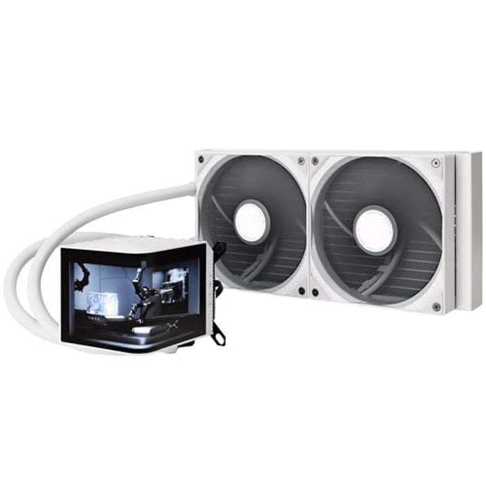 Watercooling AIO - TRYX - Panorama - Écran incurvé 65 2K - Pompe GEN - 280mm Blanc