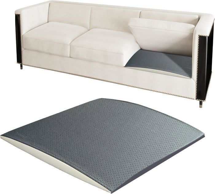 Lot De 4 Cales Rehausseurs Pour Meubles - En Acier Et Feutre, Antidérapantes - Pour Lit, Canapé, Réfrigérateur, Table
