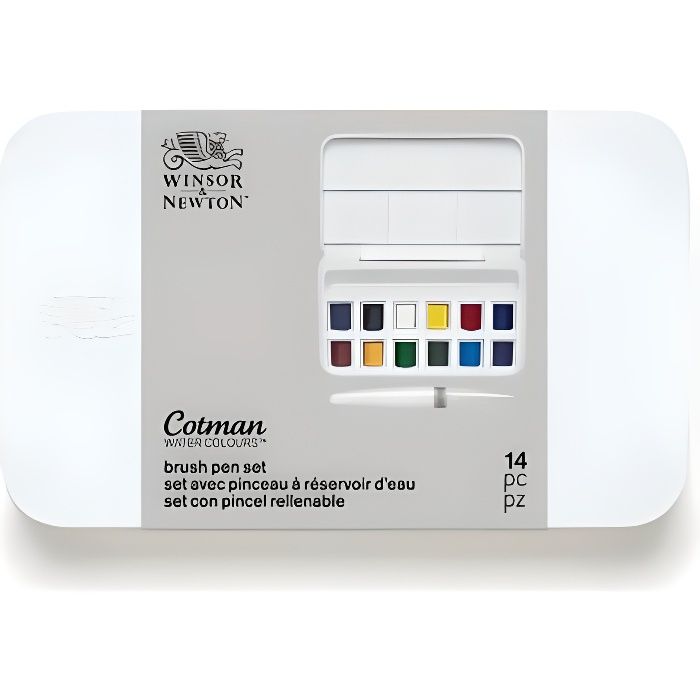 Winsor & Newton Aquarelle – 8 Demi-godets Set Fleuri, Des Couleurs Qui Pètent Pour Vos Chefs-d’œuvre !