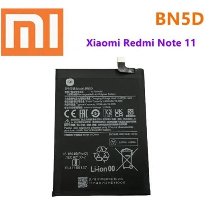 Batterie Xiaomi Redmi Note 11 Cdiscount Téléphonie