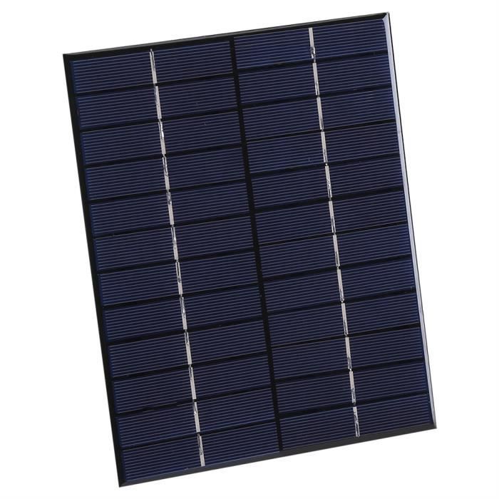 Panneau Solaire Miniature 2W 12V - Silicium Polycristallin - Pour Projets DIY, Science, Charge Petites Batteries