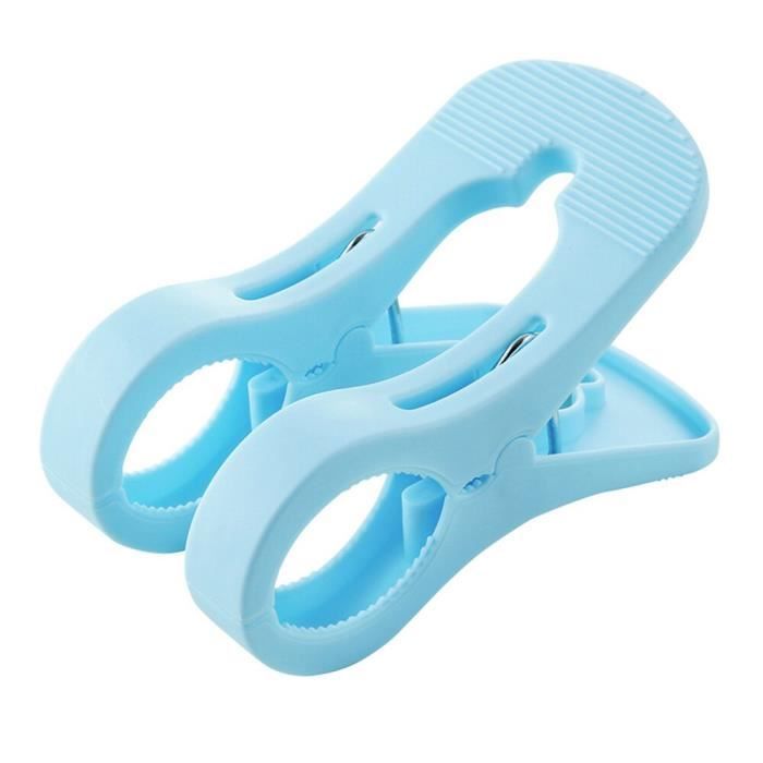 Lot De 8 Grandes Pinces à Serviettes Solides - Pour Plage, Piscine Et Linge - Couleurs Assorties