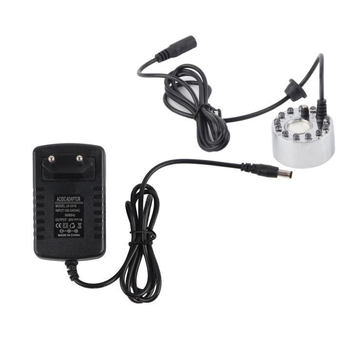 Nébuliseur à Ultrasons 12 LED - Machine à Fumée Pour Halloween, Fontaine Intérieure Ou Extérieure