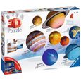 Puzzle 3D Système solaire - Ravensburger - 8 planètes - 522 pièces - Dès 6 ans-1
