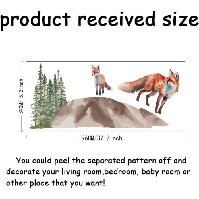 Lot De 80 Autocollants Renards En Vinyle Imperméables