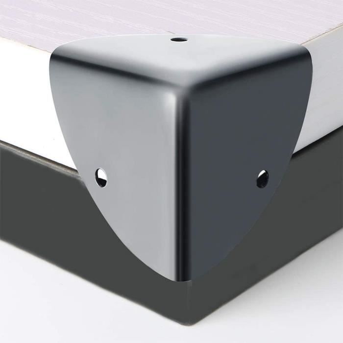 SAYAYO Protection Coin de Table 8 Pcs Meuble d'Angle Corniere Aluminium  Noir Convient pour Protection des Meubles, Décoration, Anti-Collision et  Anti-Casse, EBJ025B-8P : : Bébé et Puériculture