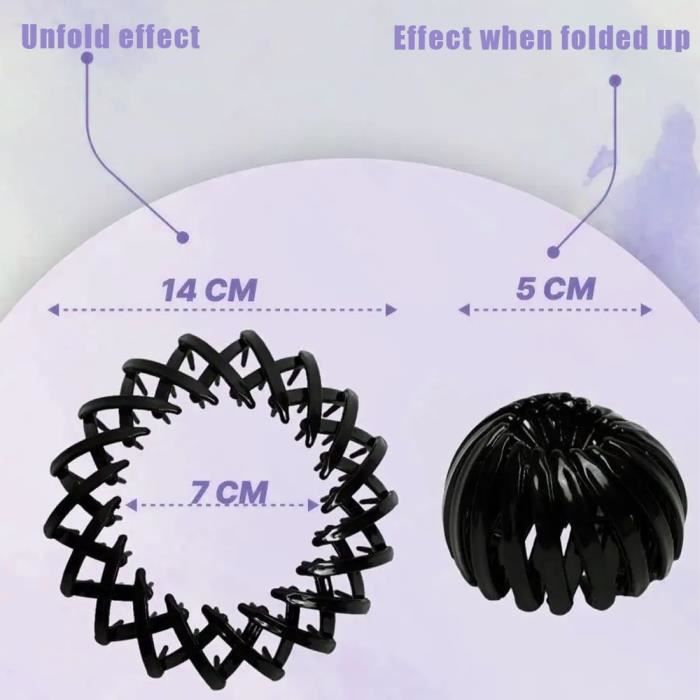 Lot De 12 Mini Pinces à Cheveux Noires – Uxcell – Pratiques Et Discrètes