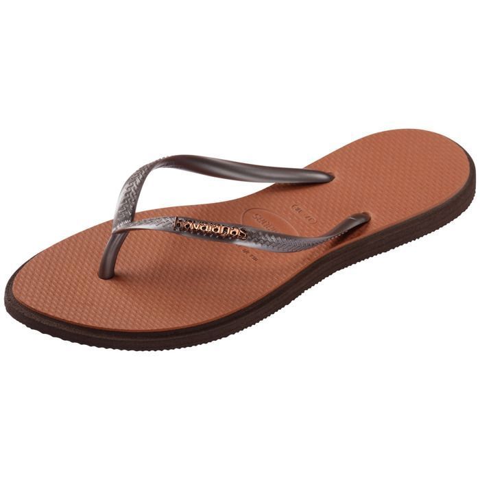 Havaianas Slim – Tongs élégantes Pour Femme, Semelle Texturée, 100% Caoutchouc, Confortables Et Durables - 7