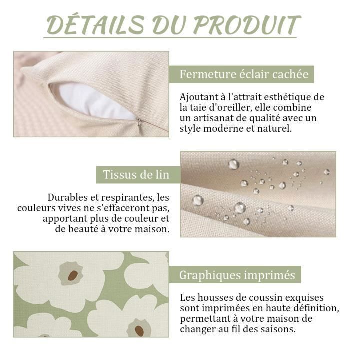 Housses De Coussin Patio 60x60x10cm - Lot De 4 Imperméables Gris Foncé - Sans Rembourrage