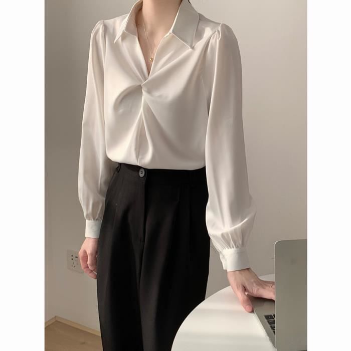 Chemise Blanche Amazon Blouse Tunique Femme Chemise Blanche