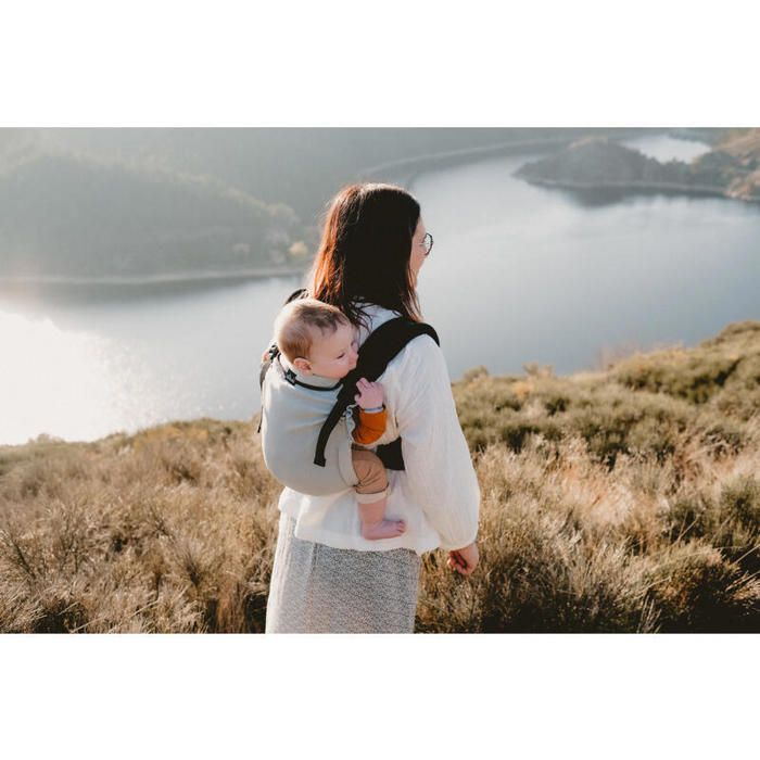 Porte bebe preforme My Neo 0 1an Gris Neobulle Physiologique Tricot 100 polyamide recycle Cdiscount Puericulture Eveil bebe