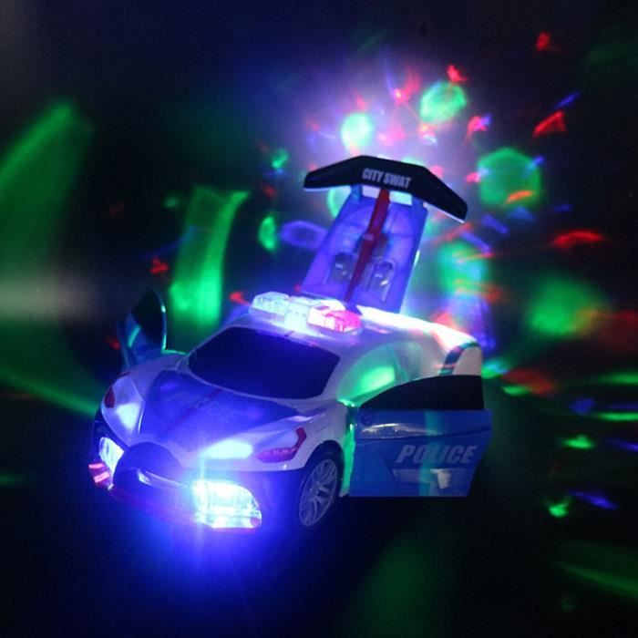 Jouet de voiture de police avec éjection électrique pour enfants, ouverture  automatique de la porte, avec effets de musique légers - Cdiscount Jeux -  Jouets