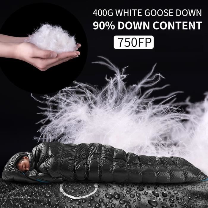 Sac de couchage top duvet oie