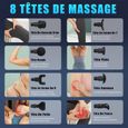 Pistolet de Massage Deep Tissue Back pistolet de Massage pour les athlètes soulagement de la douleur 30 vitesse Percussion Massager-3