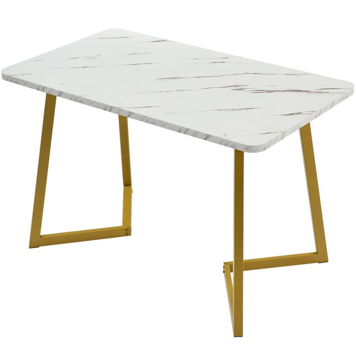 Ensemble Salle à Manger Rectangulaire – Table 110 Cm En Chêne + 2 Chaises Blanches, Pour Cuisine Ou Salon