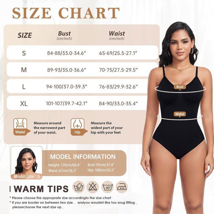 Body Gainant Xnova Femme - Ventre Plat, String Invisible Et Taille Fine