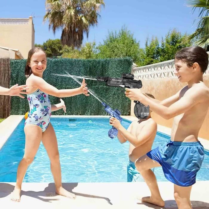 Pistolet à Eau avec Sac à Dos 1100ML,Pistolets à eau avec réservoir d'eau et bandoulière, Jeu de Pistolet à Eau avec Sac à Dos 1100ML,Pistolets à eau avec réservoir d'eau et bandoulière, Jeu de