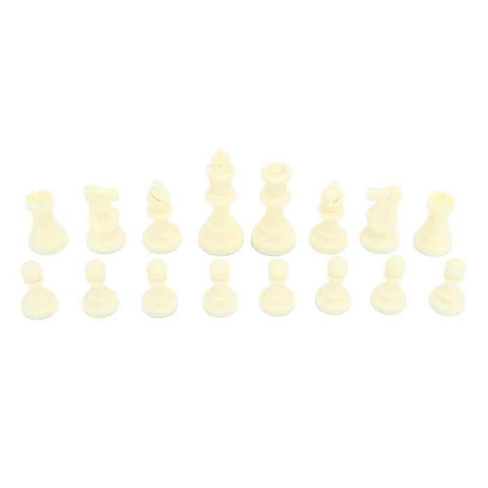 KEENSO jeu d'échecs en plastique Jeu D'échecs Portable, Pièces D'échecs