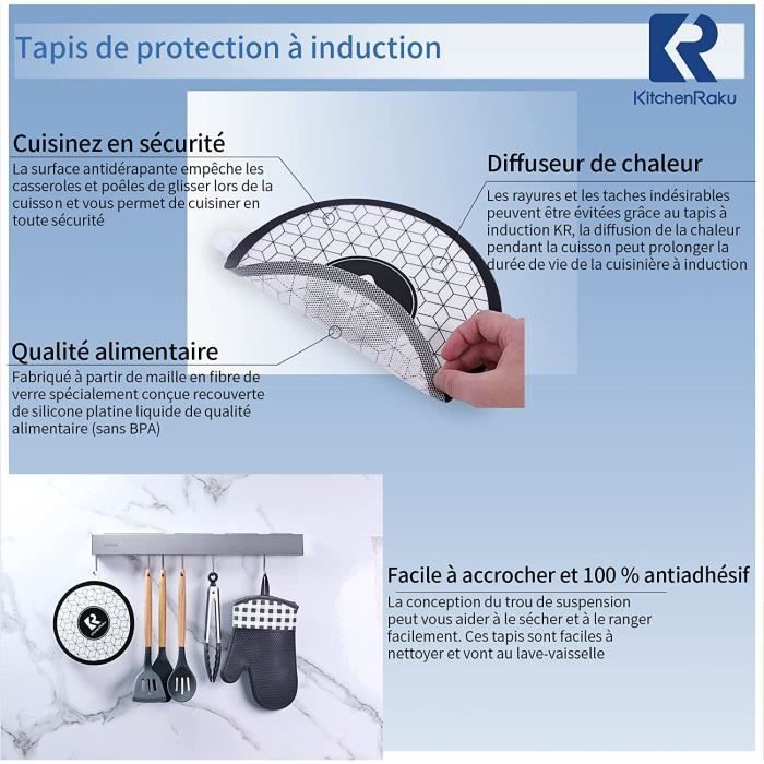 Tapis de protection plaque induction - Cdiscount