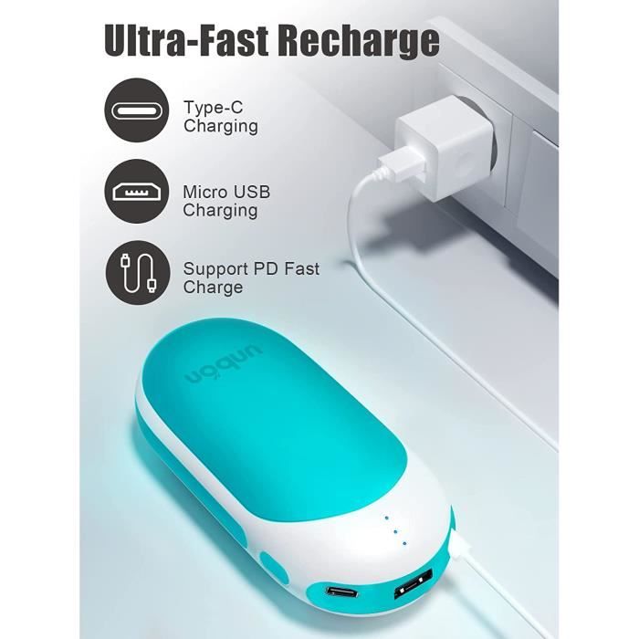 Chauffe-mains Réchauffe-mains rechargeables réutilisables Chauffe-mains USB  électrique