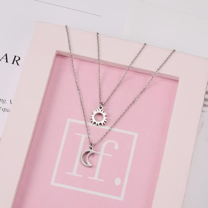 Set De 2 Colliers D'Amitié Capybara & Cœur - Bijoux BFF Pour Filles - Cadeau Meilleures Amies