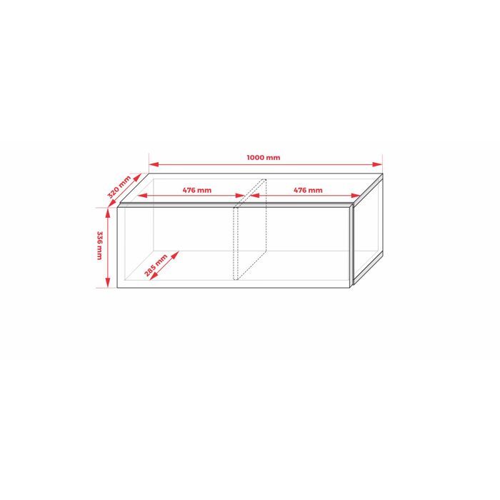 BRANÄS - Scaffalatura con maniglie e ripiani, 32 x 34 x 32 cm, colore: Bianco