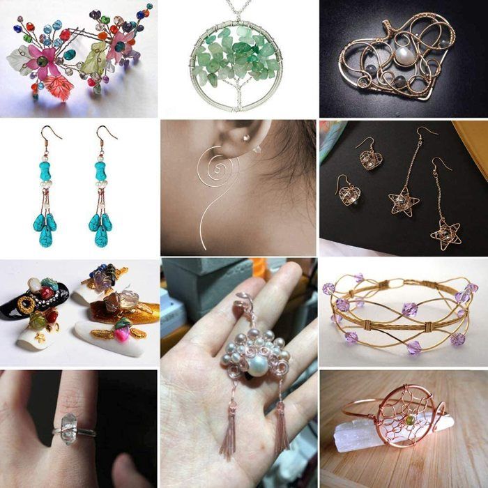 KLYNGTSK 3 Rouleaux Fil De Cuivre Pour Bijoux Fil De Fer Bijoux 0,3mm