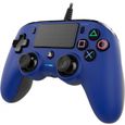 Manette Nacon filaire compact pour PS4 - Bleue-0