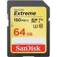SANDISK Extreme SDxc Uhs-I 64Gb classe 10 Vitesses Classe V30-0